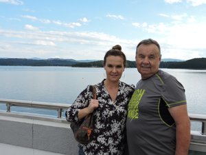 Ania and her Dad in Solina