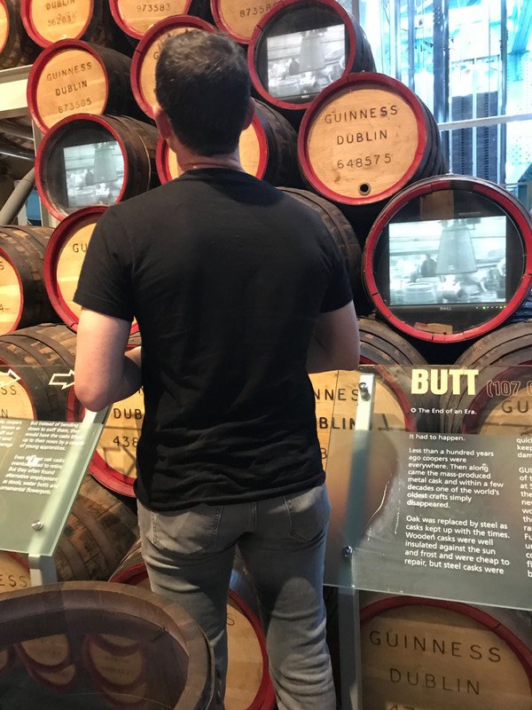 Butts at the Guinness Storehouse