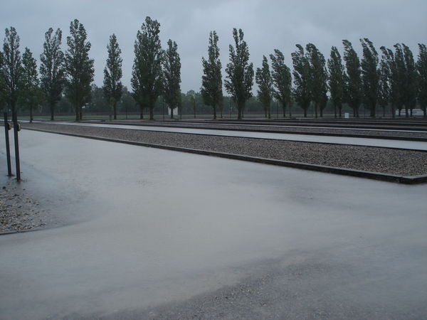 Dachau concentration camp - this is how flooded it got!