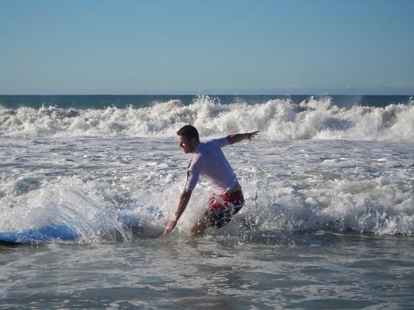 Colin "surfing"