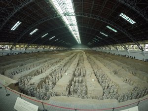 Thousands of terracotta soldiers