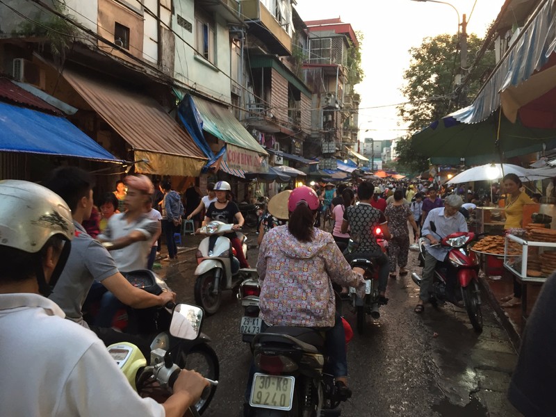 The crazy streets of Hanoi