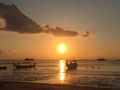 Sairee beach sun set