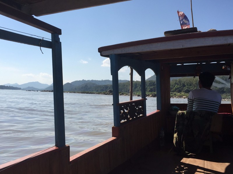 Slowly floating down the Mekong River