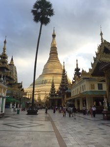 Shwedagon Pagoda from afar