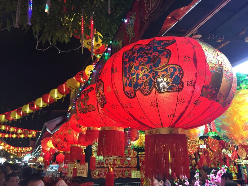 Lanterns in China town