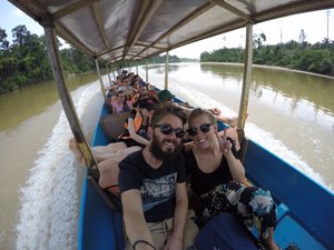The boat ride to Taman Negara