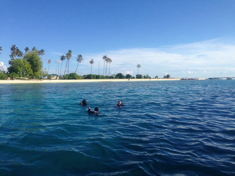 Diving off Pulau Sibuan
