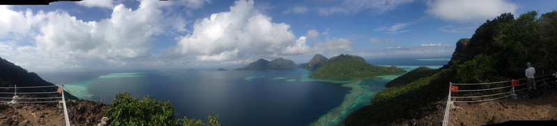 Viewpoint at Pulau Bohey Dulang