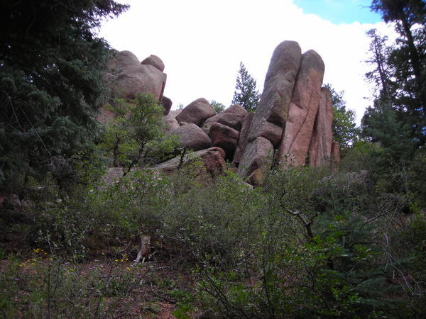 3 - interesting rock formations along the trail