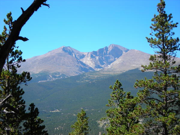 1 - Mt. Meeker (left) and Longs Peak (right)