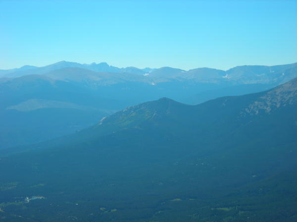 4 - looking south to the Indian Peaks