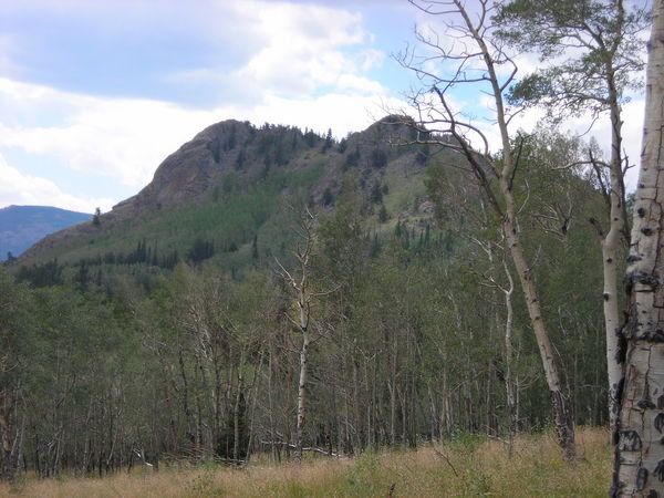 (8/22/07) The rocky hill near my turn around point