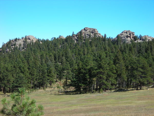 5 - The Three Sisters seen from the west side of the park