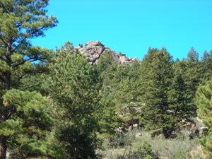 1 - one of The Sisters seen from the Hidden Fawn Trail