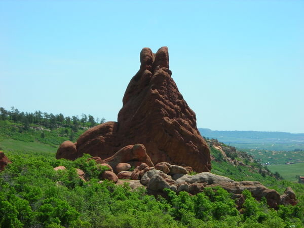 Monolithic, aptly-named Red Rock