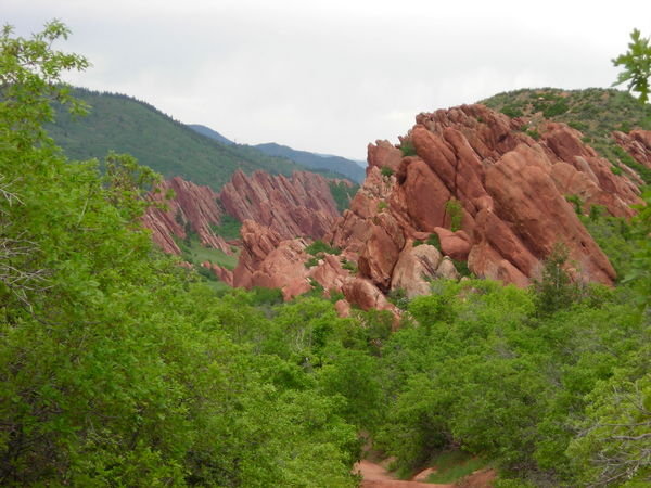 Looking back into Roxborough from CR 5 (heading north)