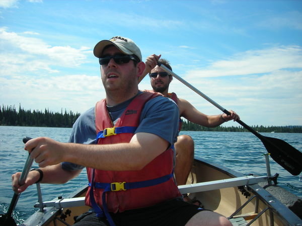 Canoeing on Jenny Lake