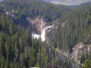 The Upper Falls seen from the trail
