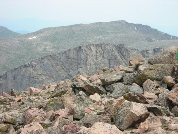The Sawtooth from the summit of Mt. Bierstadt