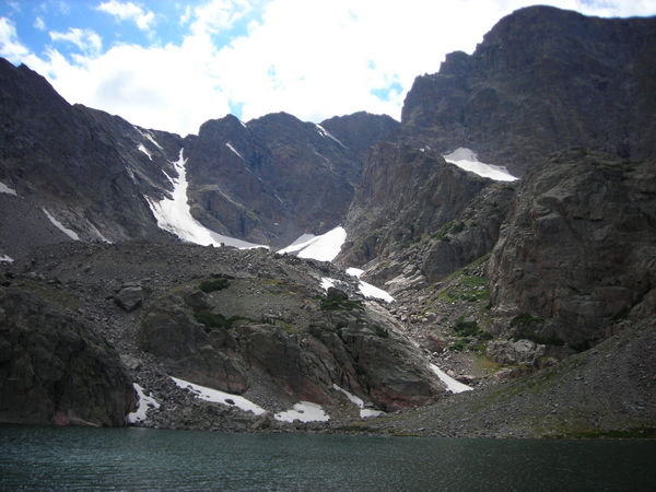 Tayler Peak and Taylor Glacier from the Sky Pond