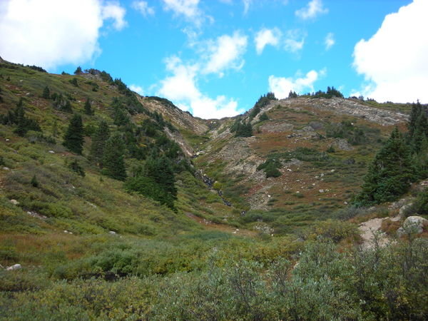 Looking up the route to Linkins Lake