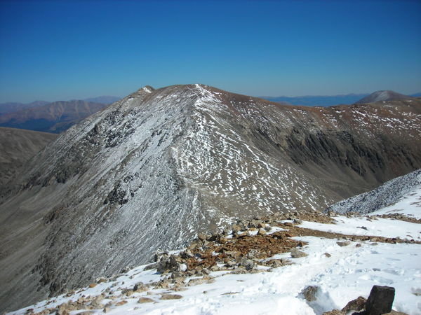 Mt. Cameron and Mt. Lincoln from Democrat's summit