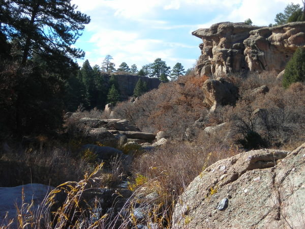 The view of the narrower southern branch of the canyon from the Inner Canyon Trail