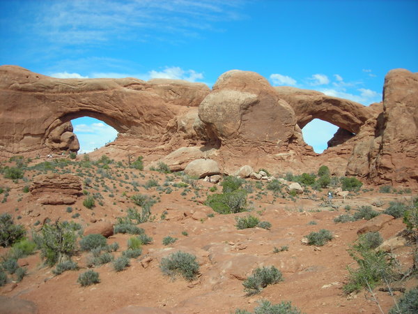 Both Windows seen from Turret Arch