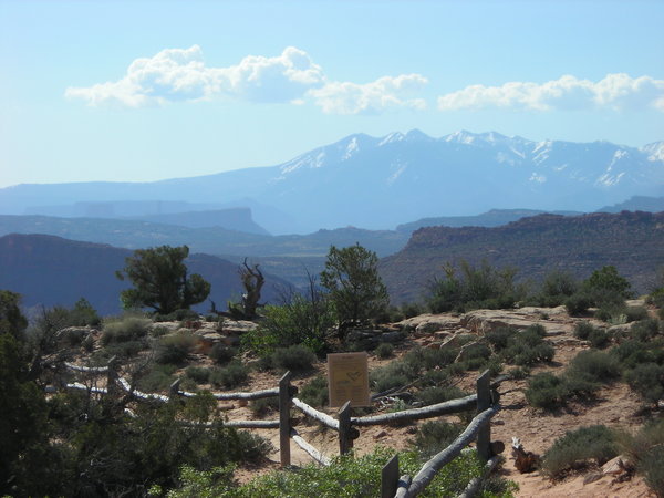 Another look at the La Sal Mountains across the Salt Valley from the Fiery Furnace Overlook