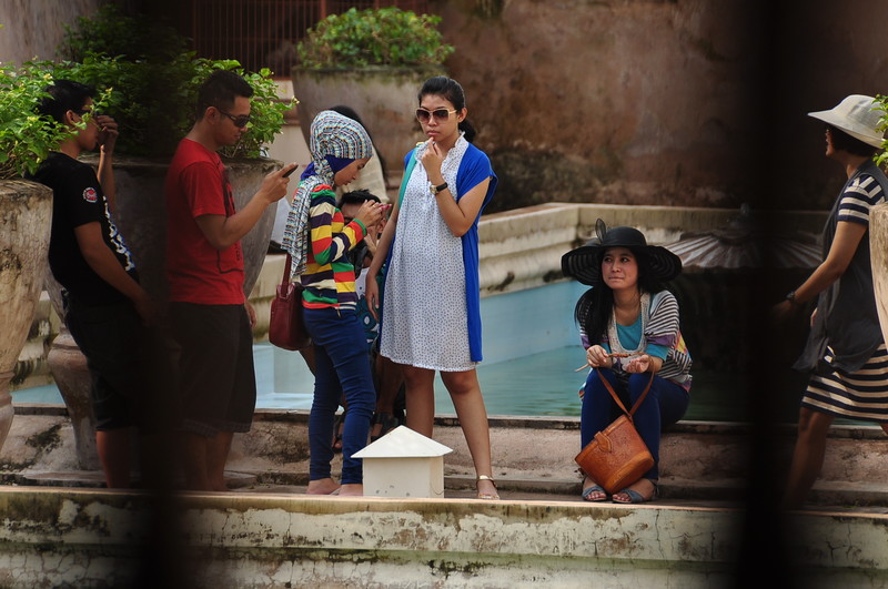 Tourist At Tamansari