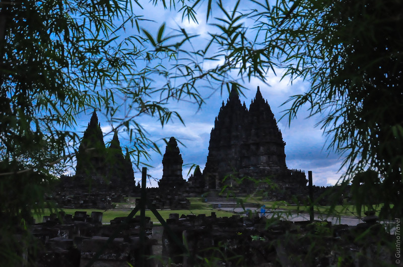 Prambanan Temple View From The Outside