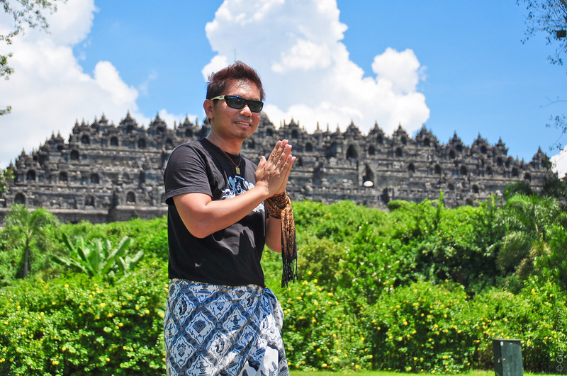 Borobudur From The Lower Ground