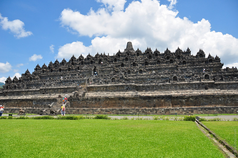Borobudur From The Ground