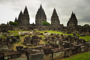 Part of The Prambanan Temple Structure