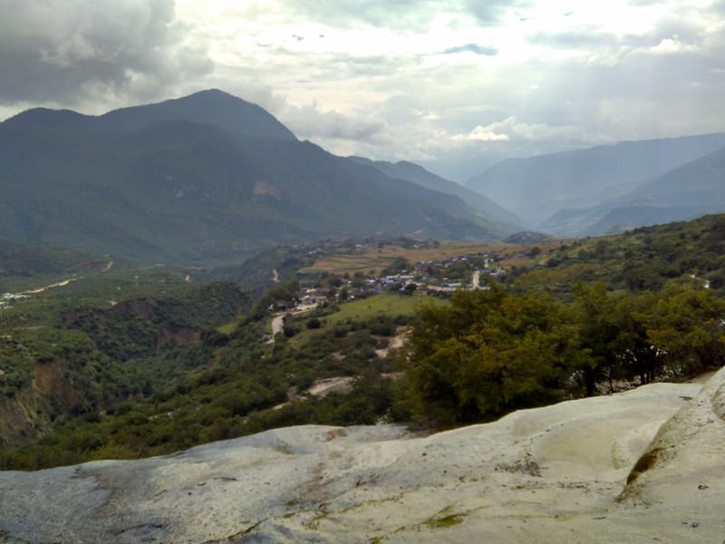 View of Baishutai village
