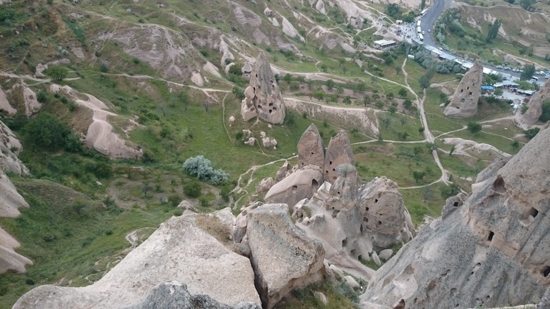 View from the top of Uçhisar: Uçhisar Castle