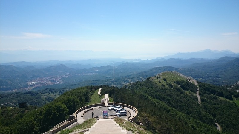 Njegos' Mausoleum at the top of Montenegro