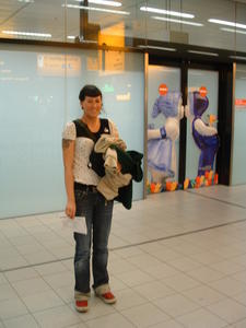 me at the schipol airport. 