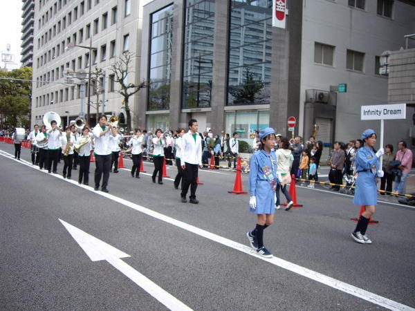 One of the many marching bands