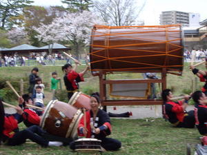 I was feelin exhausted just watching them beat the drums, it looked like hard work