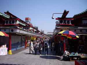 Souvenior street in Asakusa