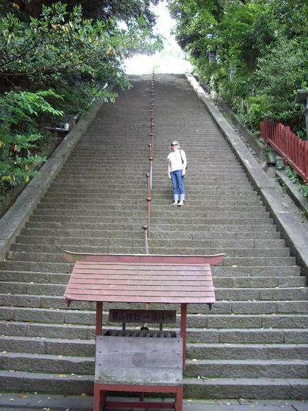 Me on the 100 steps I look so small!!