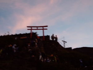 Torii. I love that there were Torii's on the way up