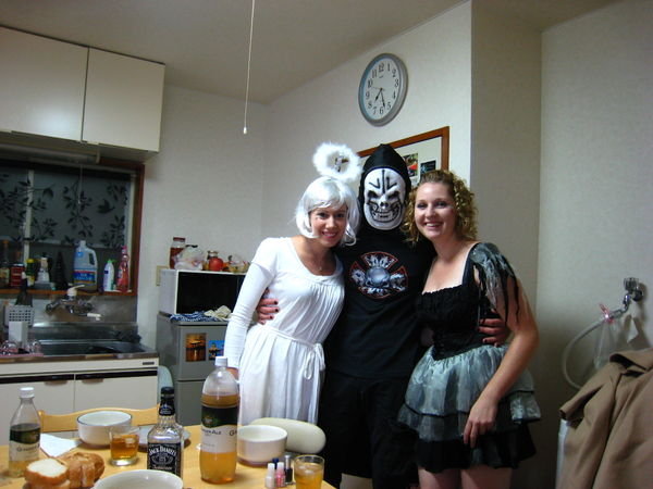 At Marissa's before heading out, an angel, serial killer and a fairy