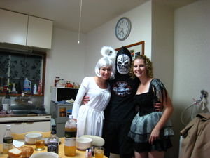 At Marissa's before heading out, an angel, serial killer and a fairy