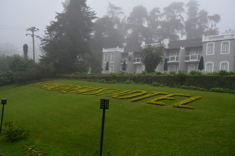 Hotel in the mist
