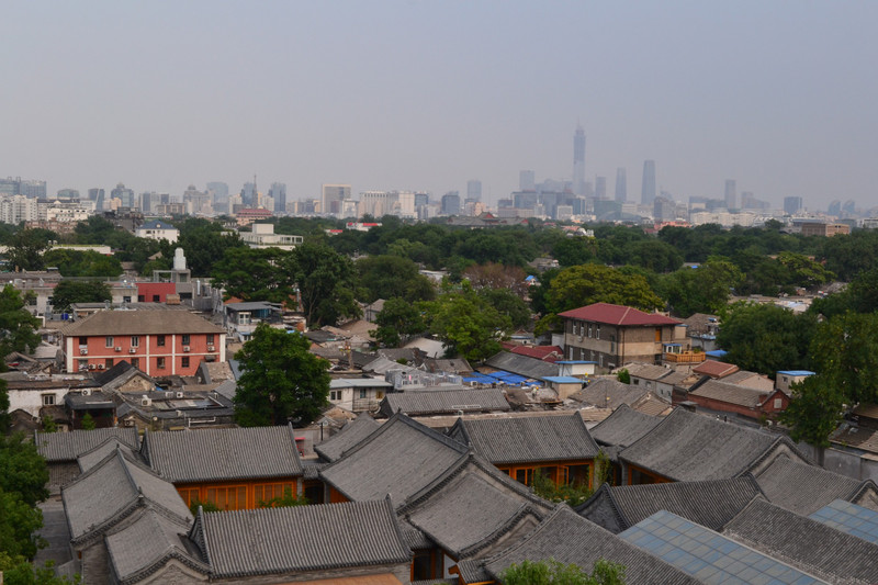Beijing - old hutong and new city