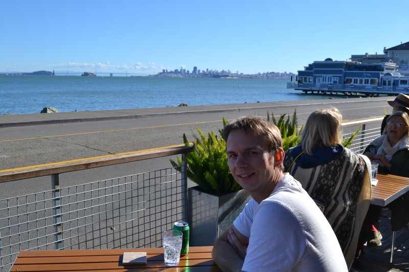 Lunch with a view in Sausilito