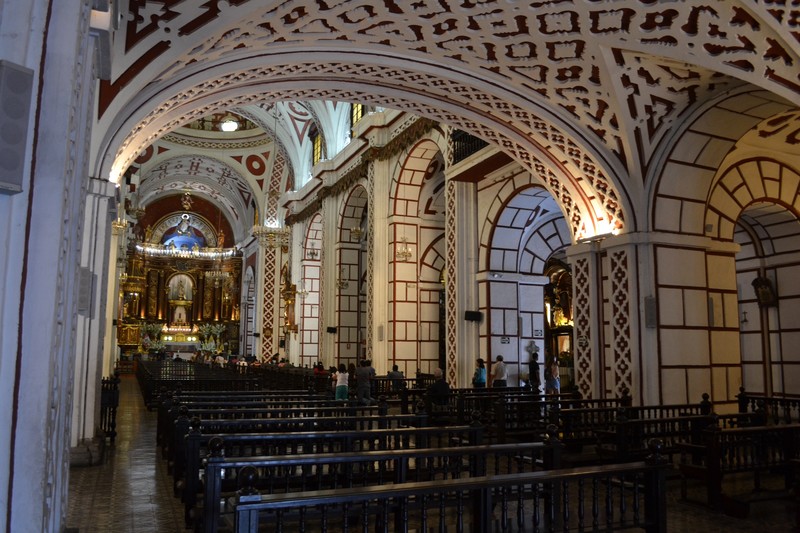 Inside the San Franciscan monastery